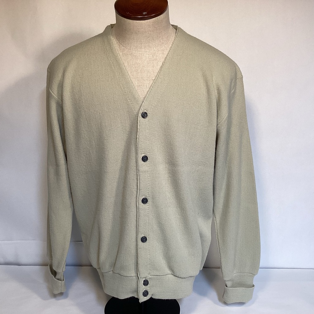 Vintage Arrow Tournament Cardigan Sweater Men’s size XL made in USA